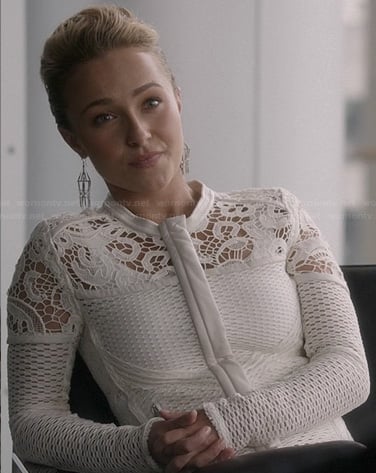 Juliette’s white lace jacket on Nashville
