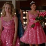Kitty’s pink prom dress on Glee
