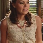 AnnaBeth’s lace button front top on Hart of Dixie