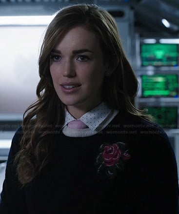 Jemma’s flower sweater on Agents of SHIELD