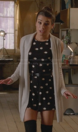 Rachel’s polka dot romper on Glee