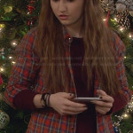 Eve’s red plaid shirt on Last Man Standing