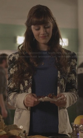 Layla’s floral ombre blazer on Nashville