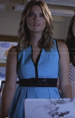 Hanna's blue dress on Pretty Little Liars