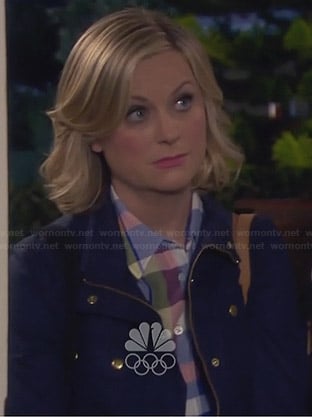 Leslie’s blue jacket on Parks and Recreation