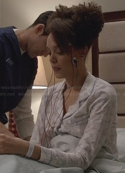 Remy’s birdcage print pajamas on Ravenswood