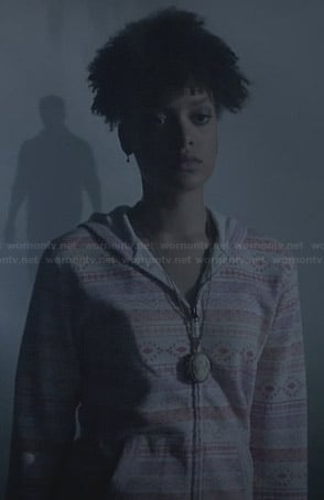 Remy’s printed hoodie on Ravenswood