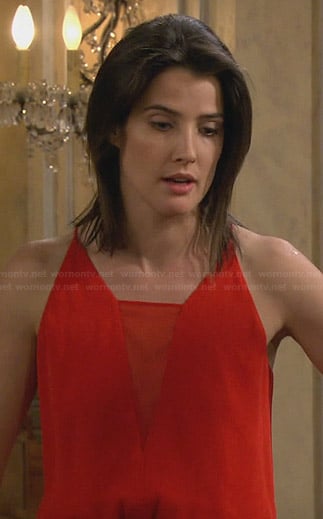Robin’s red gown on How I Met Your Mother