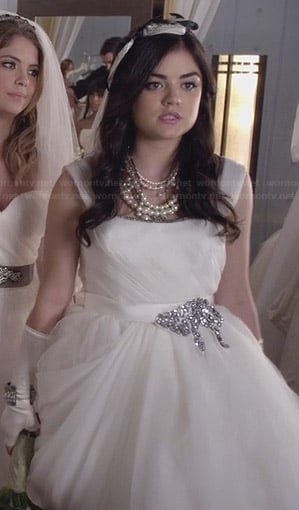 Aria’s wedding dress on Pretty Little Liars