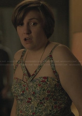 Hannah’s floral cutout dress on Girls