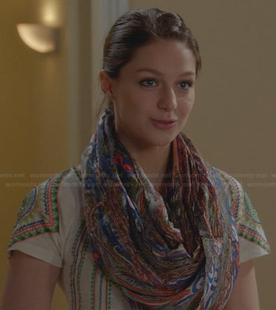 Marley’s embroidered tee on Glee