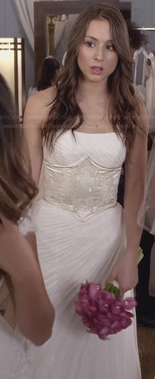Spencer’s wedding dress on Pretty Little Liars