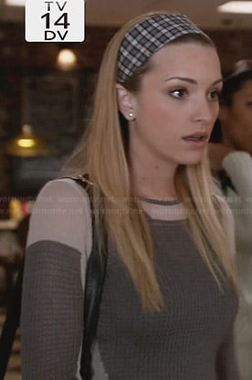 Whitney’s grey and white sweater on Twisted