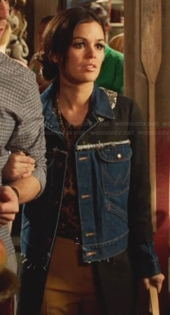 Zoe’s denim coat on Hart of Dixie