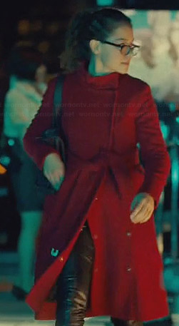 Cosima’s red coat on Orphan Black