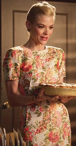 Lemon’s floral short sleeved dress on Hart of Dixie