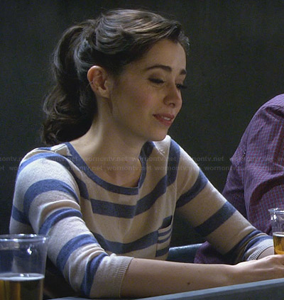 The Mother’s blue striped sweater on How I Met Your Mother