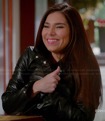 Carmen’s leather jacket on Devious Maids