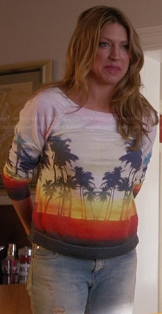 Josslyn’s palm tree sweater on Mistresses
