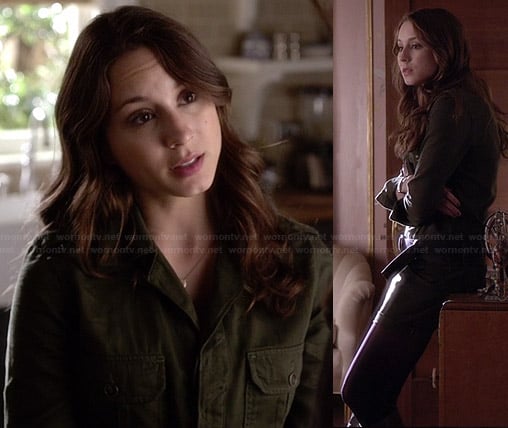 Spencer’s green romper on Pretty Little Liars