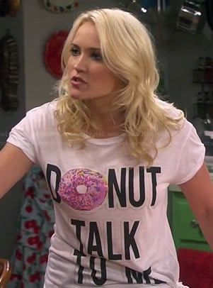Gabi’s “Donut Talk To Me” tee on Young and Hungry