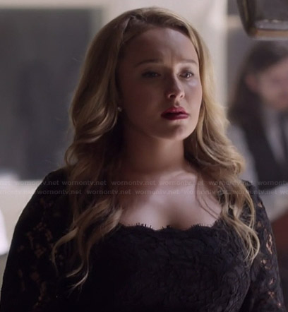 Juliette’s black lace dress on Nashville