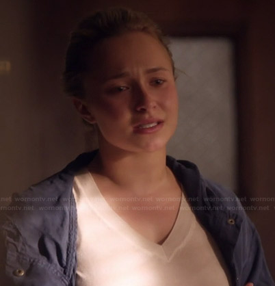 Juliette’s blue jacket on Nashville