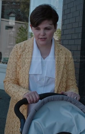 Mary’s yellow lace coat on Once Upon a Time