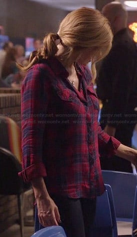 Rayna’s red plaid shirt on Nashville