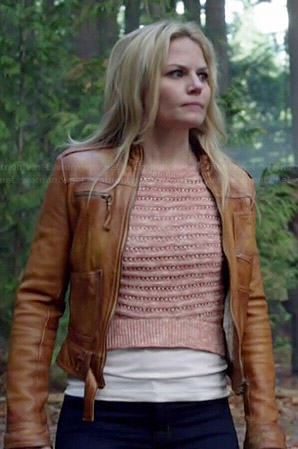 Emma’s pink cropped sweater on Once Upon a Time