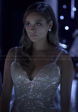 Emily’s Christmas dress on Pretty Little Liars