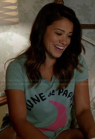 Jane’s ‘Lune de Papier’ tee on Jane the Virgin