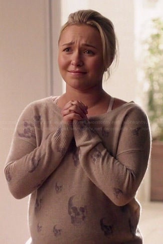 Juliette’s skull sweater on Nashville