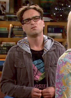 Leonard’s twisted rubik’s cube shirt on The Big Bang Theory