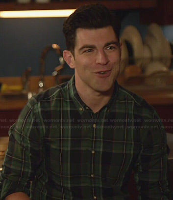 Schmidt’s green plaid shirt on New Girl