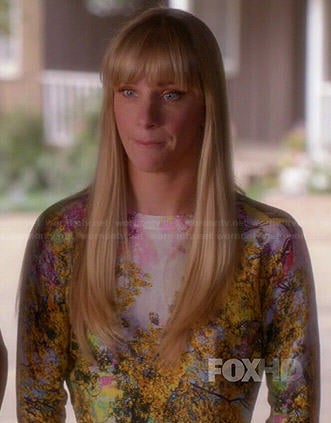 Brittany’s tree print sweater on Glee