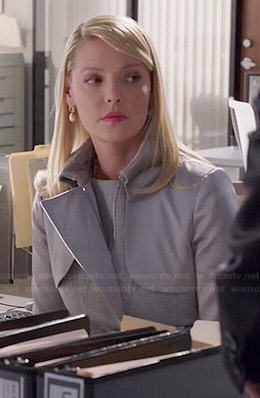 Charlie’s grey coat on State of Affairs