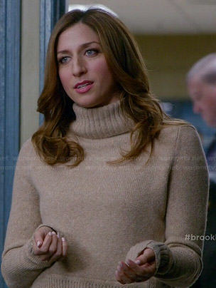 Gina’s beige turtleneck sweater on Brooklyn Nine-Nine