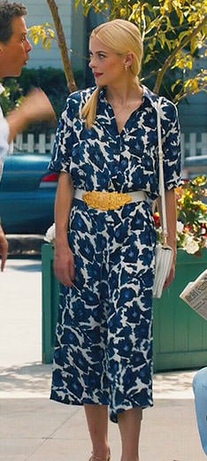 Lemon’s blue floral jumpsuit on Hart of Dixie