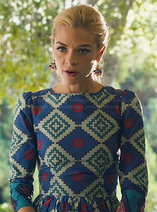 Lemon’s geometric printed dress on Hart of Dixie