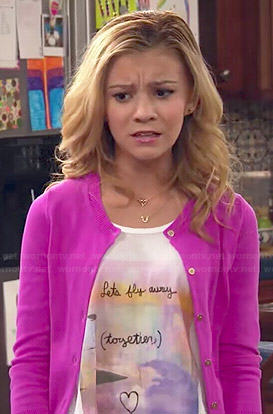 Avery’s Let’s Fly Away Together top on Dog with a Blog