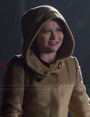 Belle’s hooded coat on Once Upon a Time