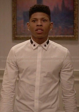 Hakeem’s star collar shirt on Empire