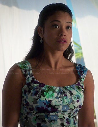 Jane’s floral dress on Jane the Virgin