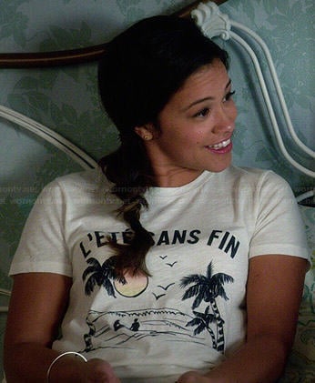 Jane’s ‘L’ete Sans Fin’ Tee on Jane the Virgin