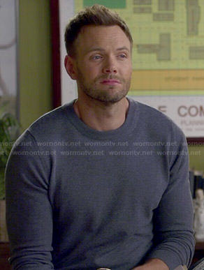 Jeff’s elbow patch sweater on Community