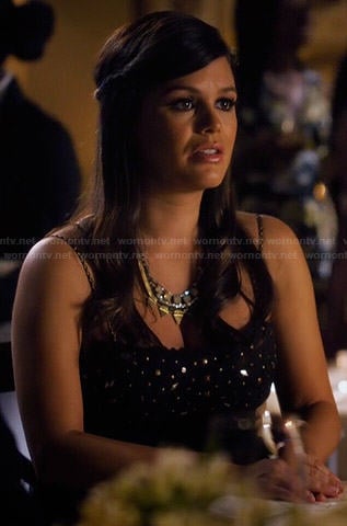 Zoe’s black studded dress on Hart of Dixie