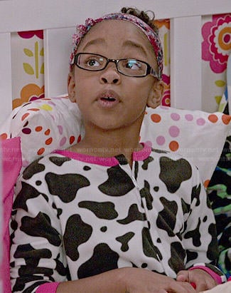 Diane’s cow pajamas on Black-ish