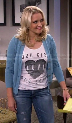 Gabi’s Good Girls Love Bad Boys top on Young and Hungry