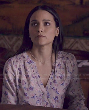 Kara’s floral blouse on Agents of SHIELD